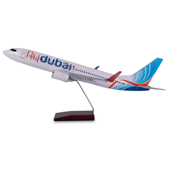Fly Dubai B737-800 Scale Airplane Model - Without Landing Gear & LED high quality resin model
