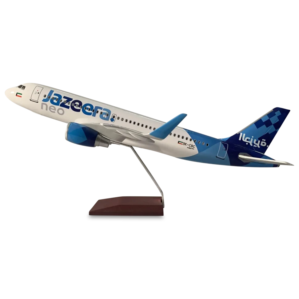 Jazeera A320 Airplane Scale Model - Without Landing Gear & LED high quality Resin model