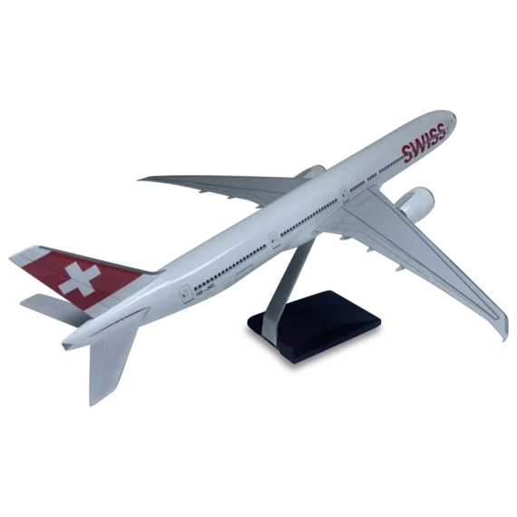 Swissair B777-300ER Resin Aircraft Model – Without Landing Gear & LED High quality