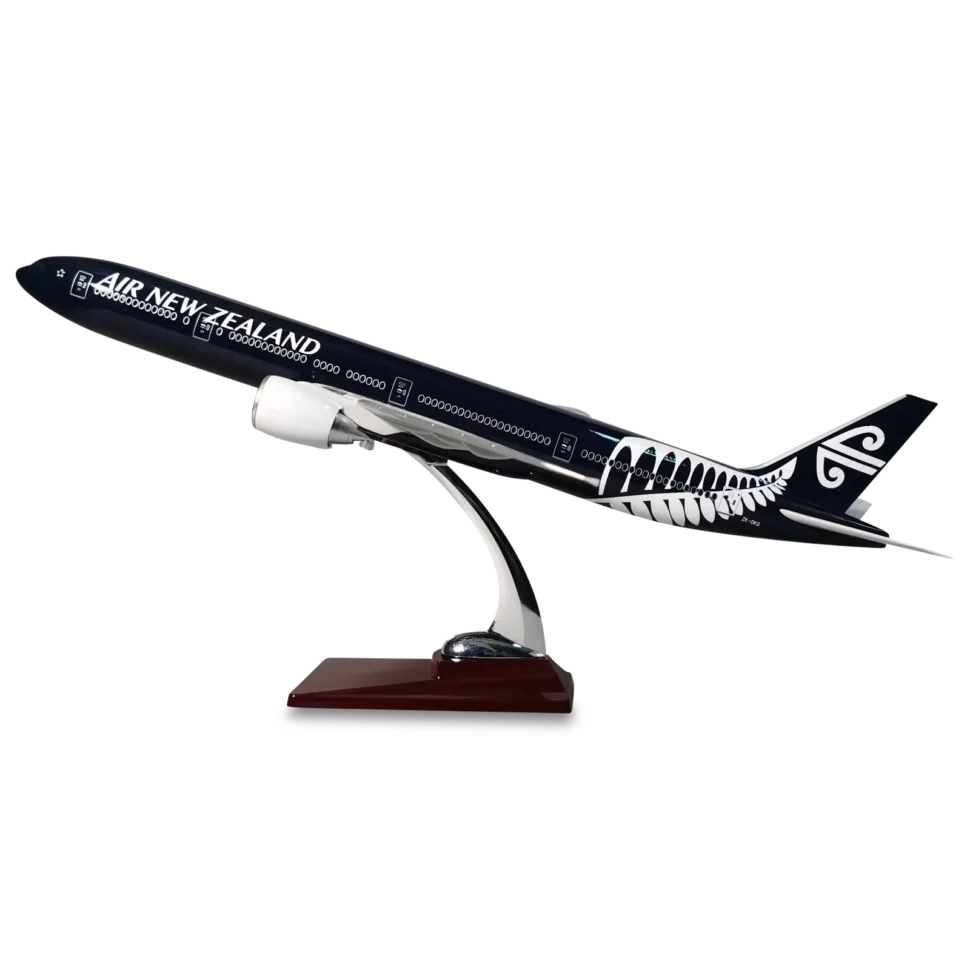 high-quality aircraft replica Air New Zealand B777-300ER Aircraft Resin model with Landing Gear & LED A must-have for aviation enthusiasts and an ideal gift for pilots