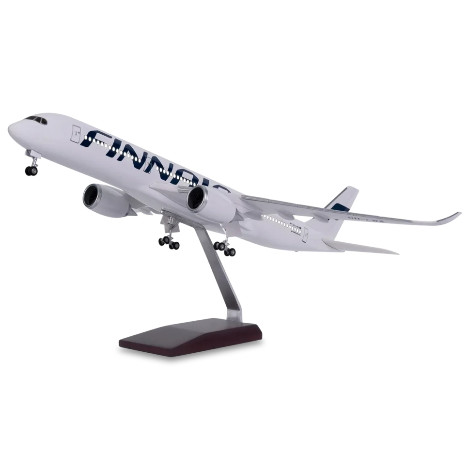 premium Finnair A350 resin aircraft model - Landing Gear a large scale aircraft perfect for gift for pilots and aviation lovers alike