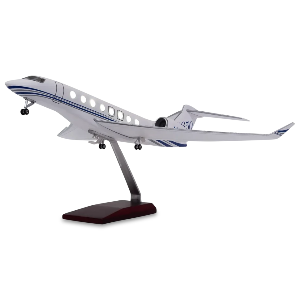 G650 Aircraft Scaled Model - Landing Gear & LED Made from high-quality ABS resin Ideal for professionals, hobbyists, and aircraft lovers