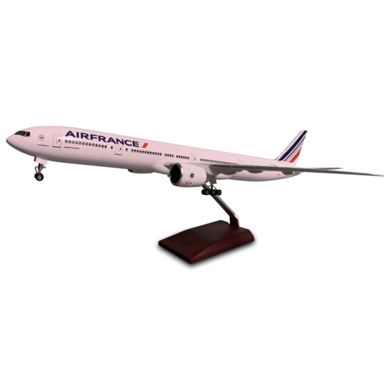 High quality Air France B777-300ER Aircraft Resin model with Landing Gear