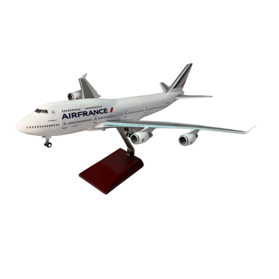 Air France B747 Scale Airplane Model – Landing Gear & LED resin model