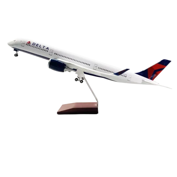 resin plane replica A350 Delta Airlines Scale Airplane Model – Landing Gear Perfect for corporate gifting, aviation professionals, or display